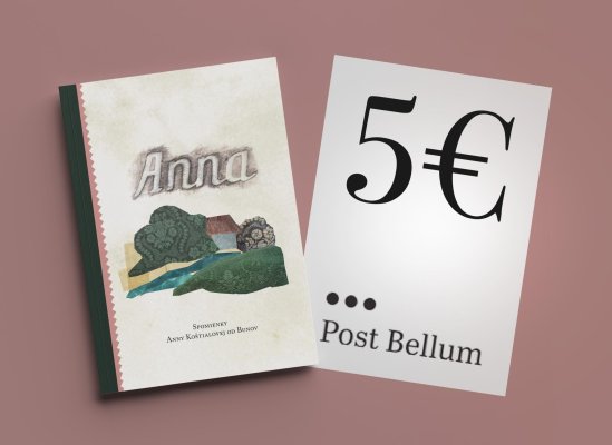 Kniha ANNA + 5 € pre Post Bellum