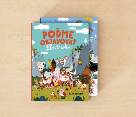 Knihy Poďme objavovať Slovensko a Poďme objavovať zimné Slovensko
