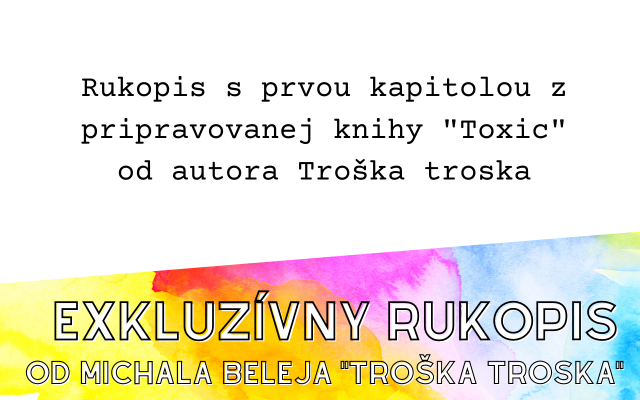 Rukopis s prvou kapitolou z pripravovanej knihy Michala Beleja 