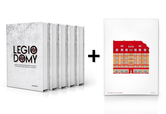 5 Kníh Legiodomy + Biely print Legiodomy