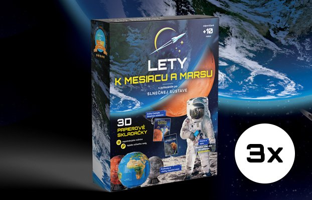 3 kompletné sety Vesmírne misie za zvýhodnenú cenu