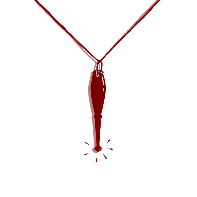 Mosadzný prívesok na krk