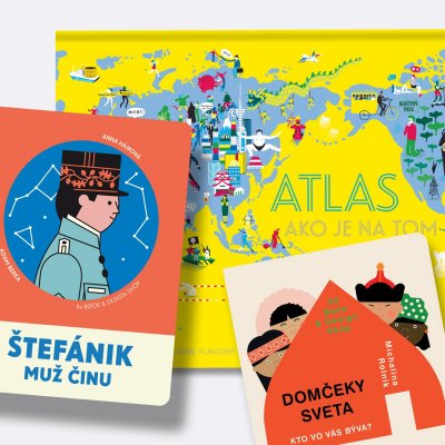 Svetový balíček: Atlas + Štefánik + Domčeky sveta