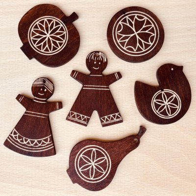 Vianočná kyjatická ozdoba