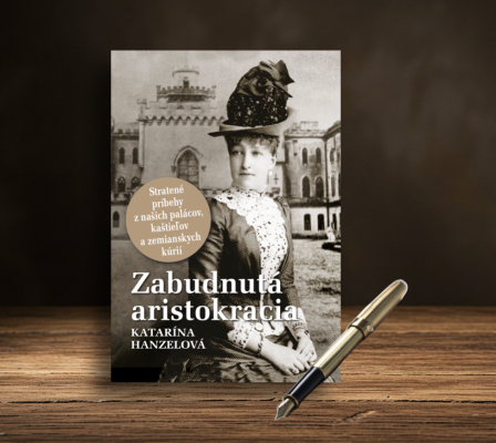 Kniha Zabudnutá aristokracia s podpisom autorky