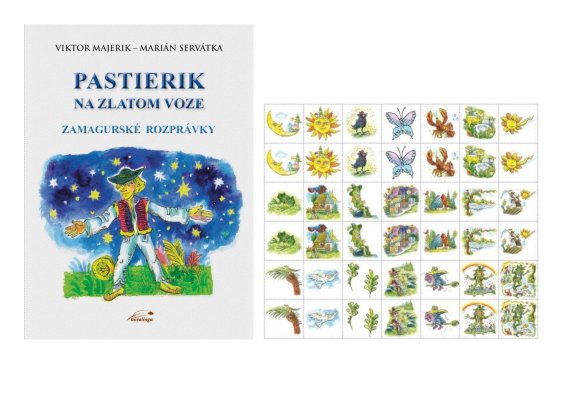 Kniha Pastierik na zlatom voze - rozprávky zo Zamaguria + pexeso