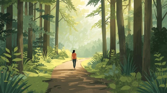 Verejné poďakovanie + fotka lesnej cestičky