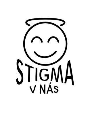 Tričko s logom knihy Stigma v nás