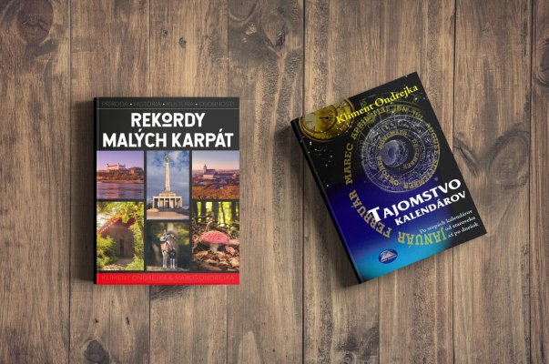 Kniha Rekordy Malých Karpát a kniha Tajomstvo kalendárov