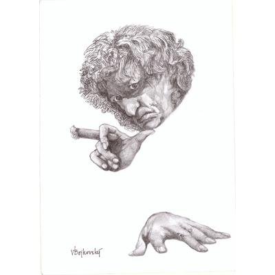 3 ks LP + Originálny obraz - Marián Varga - MV1 (40 x 30 cm)