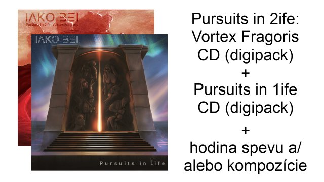 Nový album (CD) + prvý album (CD) + hodina spevu/kompozície