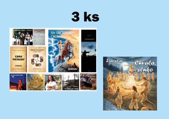 3 Žiarislavove knihy/CD