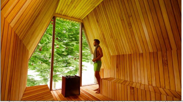 Súkromná sauna v korunách stromov. Poukaz bude u Vás doma do Vianoc 2022.