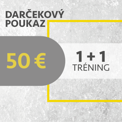 Darčekový poukaz na 1+1 tréning