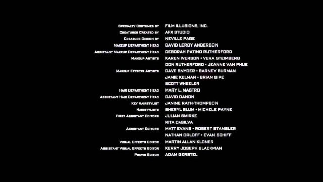 Vaše meno v titulkách filmu