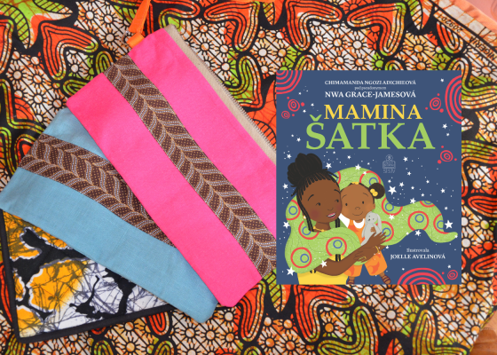 Kniha + handmade africká taštička