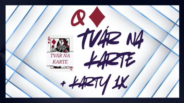 Vlastná tvár na karte v balíčku Q♦ (ŽENA)