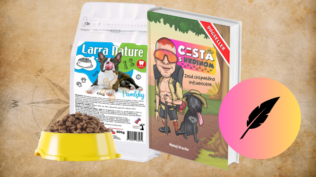1x Kniha s venovaním + pamlsky od Larra Nature