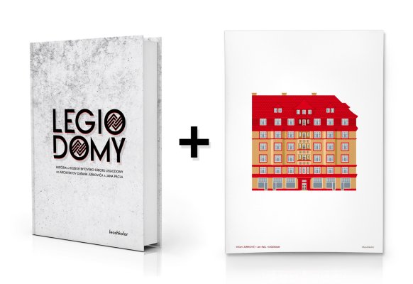 Kniha + Biely print Legiodomy