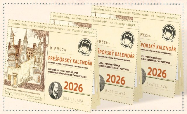 3x Prešporský kalendár 2026