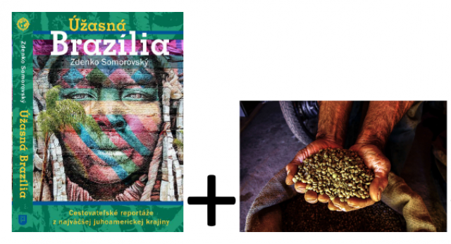 Kniha Úžasná Brazília + pohľadnica