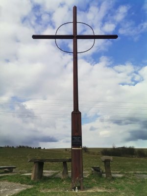 Obrázok obnoveného kríža s modlitbou