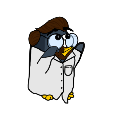 Železný pin - tučniak 