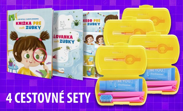 CESTOVNÝ balíček: KNIŽKA PRE MALÉ ZÚBKY