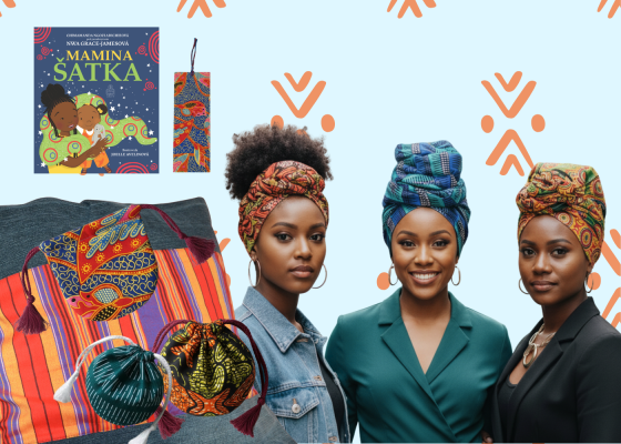 Kniha a africký balíček