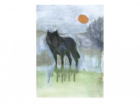 Reprint ilustrácie k audioknihe Volanie divočiny