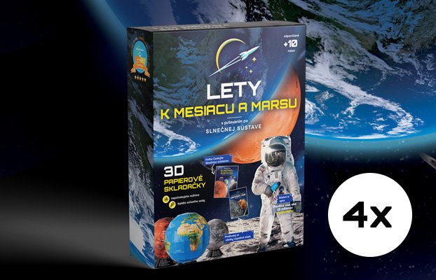 4 kompletné sety Vesmírne misie za zvýhodnenú cenu