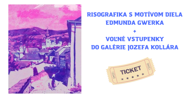 Risografika s motívom diela Edmunda Gwerka + voľné vstupenky do GaJK