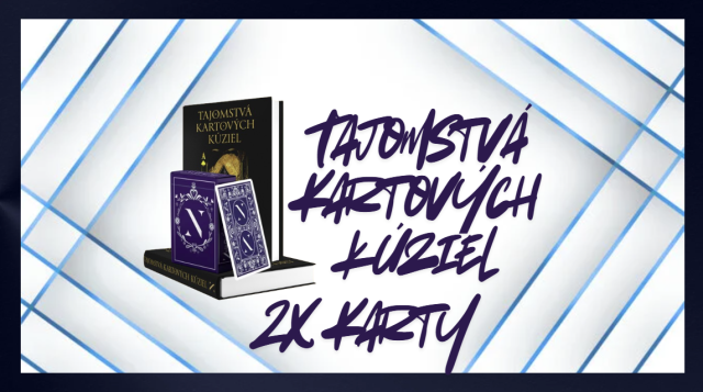Kniha Tajomstvá kartových kúziel + 2x Balíček kariet 