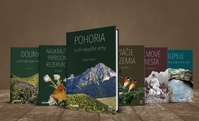 Trilógia kníh Stratené Slovensko v obale + ďalšie tri knihy z edície Krásy Slovenska podľa výberu  