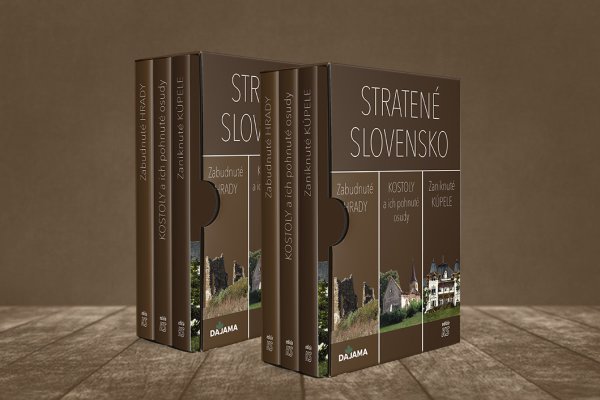 2x Trilógia kníh Stratené Slovensko v obale s doručením na Slovenska 