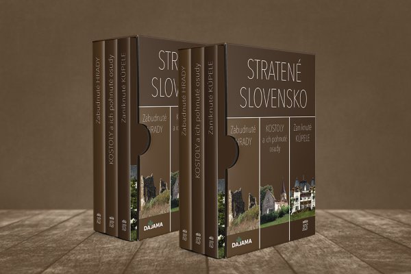2x Trilógia kníh Stratené Slovensko v obale s doručením na Slovenska