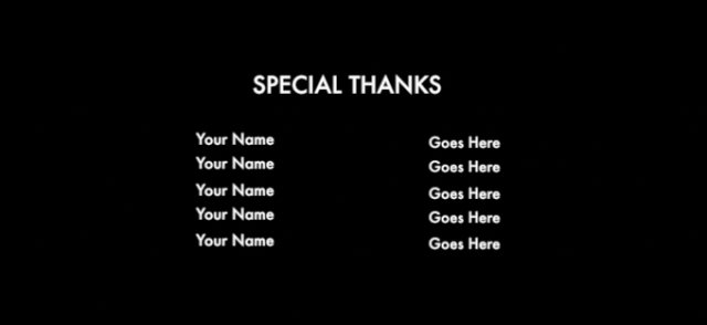 Poďakovanie do titulkov