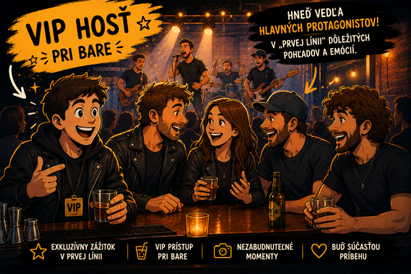 VIP hosť pri bare