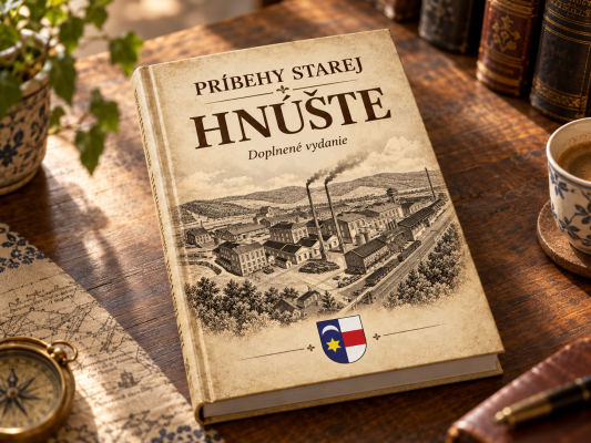 Kniha Príbehy starej Hnúšte (obálka fabrika)