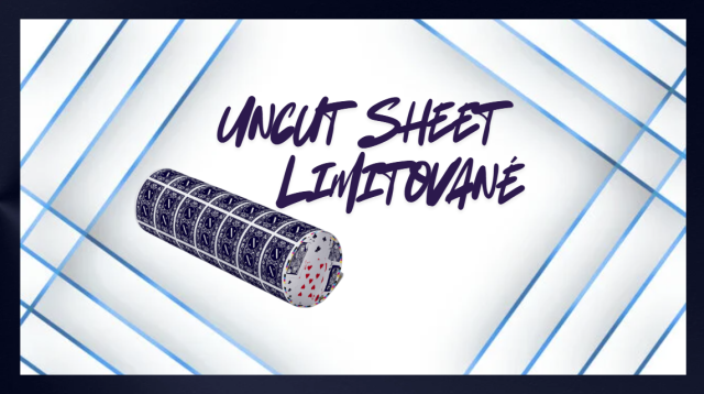 Uncut Sheet (Nepostrihaný plagát hracích kariet)
