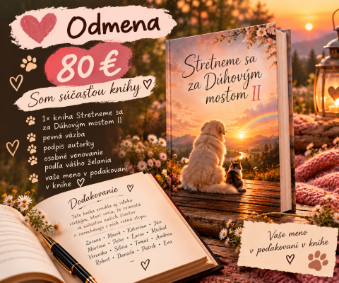 Kniha + osobné poďakovanie priamo v knihe