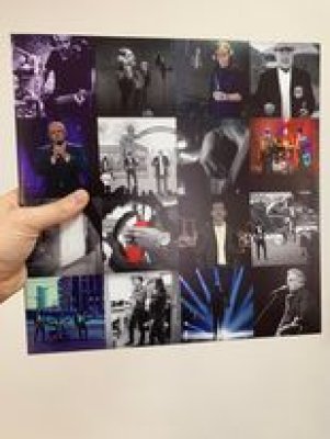 vinylový album s podpismi umelcov