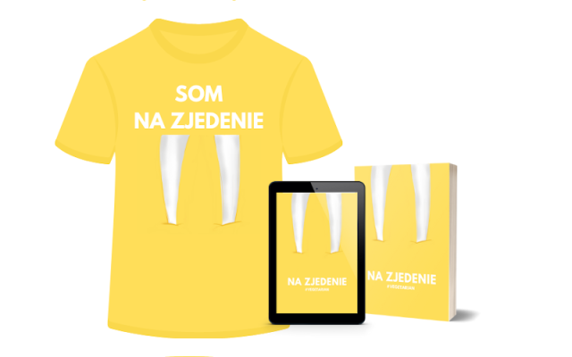 Knižka + tričko SOM NA ZJEDENIE
