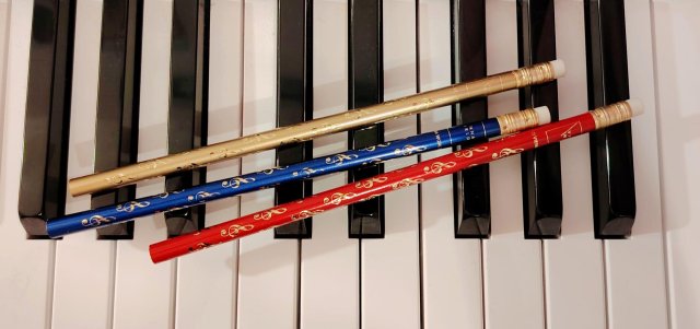 Ceruzka s hudobným motívom