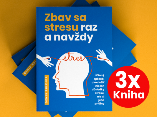 3x kniha Zbav sa stresu raz a navždy