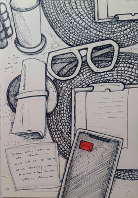 Originálny obraz 25 od ilustrátorky (A4)