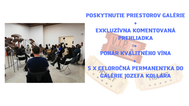 Poskytnutie priestorov GaJK + exkluzívna komentovaná prehliadka + pohár kvalitného vína + 5 x celoročná permanentka do GaJK
