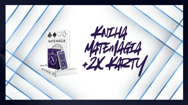 Kniha Matemágia + 2x Balíček kariet