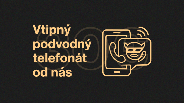 Vtipný podvodný telefonát od nás