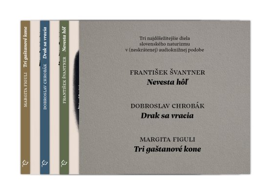 Všetky tri audioknihy na CDMP3 v špeciálnom darčekovom balení (+MP3)